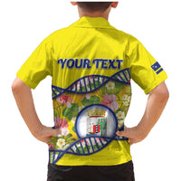 Personalized Curacao Is In My DNA Family Matching Mermaid Dress and Hawaiian Shirt - Wonder Print Shop