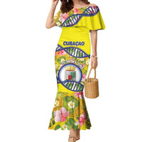 Personalized Curacao Is In My DNA Family Matching Mermaid Dress and Hawaiian Shirt - Wonder Print Shop