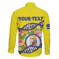 Personalized Curacao Is In My DNA Family Matching Off Shoulder Maxi Dress and Hawaiian Shirt - Wonder Print Shop