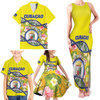 Personalized Curacao Is In My DNA Family Matching Tank Maxi Dress and Hawaiian Shirt - Wonder Print Shop