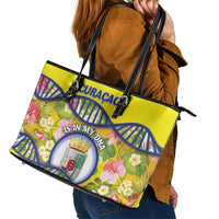 Curacao Is In My DNA Leather Tote Bag - Wonder Print Shop