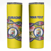 Personalized Curacao Is In My DNA Skinny Tumbler - Wonder Print Shop