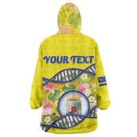 Personalized Curacao Is In My DNA Wearable Blanket Hoodie - Wonder Print Shop