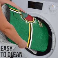 Dominica Bathroom Set Sisserou Parrot With Hibiscus Patterns - Wonder Print Shop