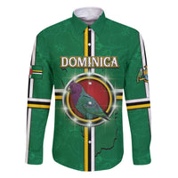 Personalized Dominica Family Matching Off The Shoulder Long Sleeve Dress and Hawaiian Shirt Sisserou Parrot With Hibiscus Patterns - Wonder Print Shop