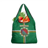 Dominica Grocery Bag Sisserou Parrot With Hibiscus Patterns - Wonder Print Shop