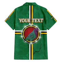 Personalized Dominica Hawaiian Shirt Sisserou Parrot With Hibiscus Patterns - Wonder Print Shop