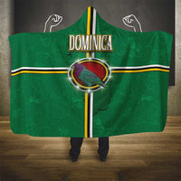 Dominica Hooded Blanket Sisserou Parrot With Hibiscus Patterns - Wonder Print Shop