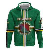Personalized Dominica Hoodie Sisserou Parrot With Hibiscus Patterns - Wonder Print Shop