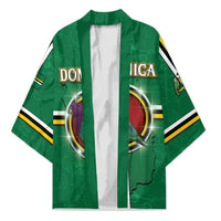 Personalized Dominica Kimono Sisserou Parrot With Hibiscus Patterns - Wonder Print Shop