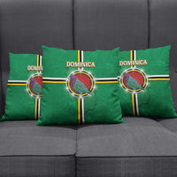 Dominica Pillow Cover Sisserou Parrot With Hibiscus Patterns - Wonder Print Shop