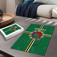 Dominica Puzzle Sisserou Parrot With Hibiscus Patterns - Wonder Print Shop