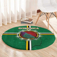 Dominica Round Carpet Sisserou Parrot With Hibiscus Patterns - Wonder Print Shop