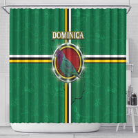 Dominica Shower Curtain Sisserou Parrot With Hibiscus Patterns - Wonder Print Shop