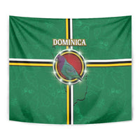 Dominica Tapestry Sisserou Parrot With Hibiscus Patterns - Wonder Print Shop