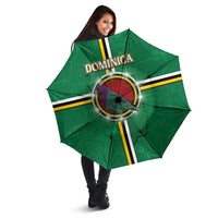 Dominica Umbrella Sisserou Parrot With Hibiscus Patterns - Wonder Print Shop