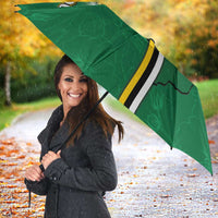 Dominica Umbrella Sisserou Parrot With Hibiscus Patterns - Wonder Print Shop