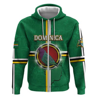 Personalized Dominica Zip Hoodie Sisserou Parrot With Hibiscus Patterns - Wonder Print Shop