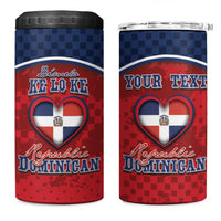 Personalized Dominican Republic 4 in 1 Can Cooler Tumbler Dimelo Ke Lo Ke - Wonder Print Shop