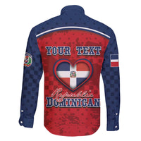 Personalized Dominican Republic Family Matching Off The Shoulder Long Sleeve Dress and Hawaiian Shirt Dimelo Ke Lo Ke - Wonder Print Shop