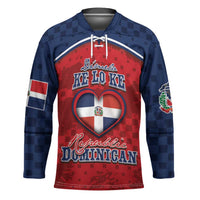 Personalized Dominican Republic Hockey Jersey Dimelo Ke Lo Ke - Wonder Print Shop