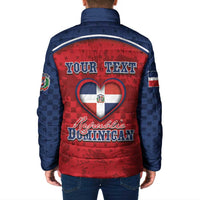 Personalized Dominican Republic Padded Jacket Dimelo Ke Lo Ke - Wonder Print Shop