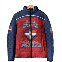 Personalized Dominican Republic Padded Jacket Dimelo Ke Lo Ke - Wonder Print Shop