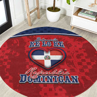 Dominican Republic Round Carpet Dimelo Ke Lo Ke - Wonder Print Shop