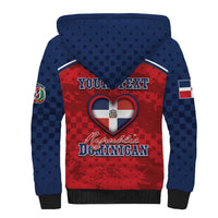 Personalized Dominican Republic Sherpa Hoodie Dimelo Ke Lo Ke - Wonder Print Shop
