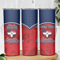 Personalized Dominican Republic Skinny Tumbler Dimelo Ke Lo Ke - Wonder Print Shop