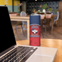 Personalized Dominican Republic Skinny Tumbler Dimelo Ke Lo Ke - Wonder Print Shop