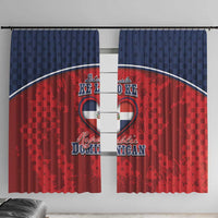 Dominican Republic Window Curtain Dimelo Ke Lo Ke - Wonder Print Shop