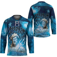 Poseidon Hockey Jersey God Of The Sea - Wonder Print Shop