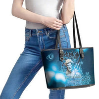 Poseidon Leather Tote Bag God Of The Sea - Wonder Print Shop