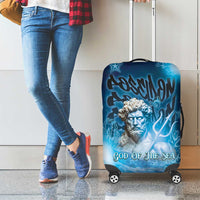 Poseidon Luggage Cover God Of The Sea - Wonder Print Shop