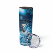 Poseidon Skinny Tumbler God Of The Sea - Wonder Print Shop