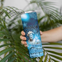 Poseidon Skinny Tumbler God Of The Sea - Wonder Print Shop
