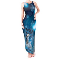 Poseidon Tank Maxi Dress God Of The Sea - Wonder Print Shop