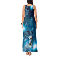 Poseidon Tank Maxi Dress God Of The Sea - Wonder Print Shop