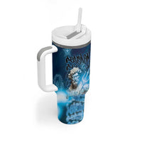 Poseidon Tumbler With Handle God Of The Sea - Wonder Print Shop
