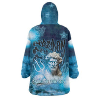 Poseidon Wearable Blanket Hoodie God Of The Sea - Wonder Print Shop