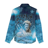 Poseidon Women Casual Shirt God Of The Sea - Wonder Print Shop