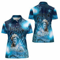 Poseidon Women Polo Shirt God Of The Sea - Wonder Print Shop