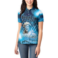 Poseidon Women Polo Shirt God Of The Sea - Wonder Print Shop