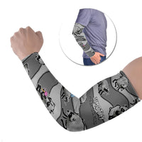 Jimothy The Raccoon Arm Sleeves It's Ok To Be Weird Raccoons Cute Sketch Pattern