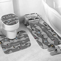 Jimothy The Raccoon Bathroom Set It's Ok To Be Weird Raccoons Cute Sketch Pattern