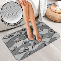 Jimothy The Raccoon Bathroom Set It's Ok To Be Weird Raccoons Cute Sketch Pattern