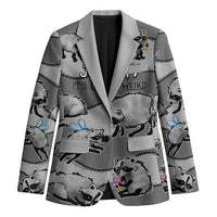 Jimothy The Raccoon Blazer It's Ok To Be Weird Raccoons Cute Sketch Pattern
