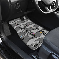 Jimothy The Raccoon Car Mats It's Ok To Be Weird Raccoons Cute Sketch Pattern