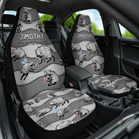 Jimothy The Raccoon Car Seat Cover It's Ok To Be Weird Raccoons Cute Sketch Pattern